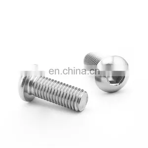ISO7380 m4 M6 M8 M10 M12 Stainless Steel Button Head Hexagon Socket Head Machine Screw With Round Head thumbnail-4