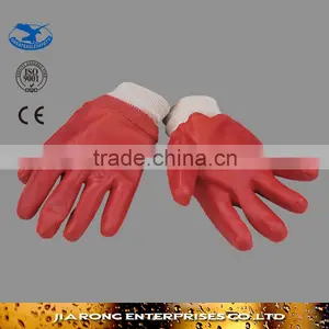 Nylon Nitrile Coated Working Gloves,double Dipped Pvc Gloves LG061 thumbnail-1