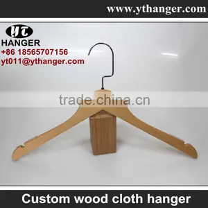 IMY-531 Natural Cheap Wooden Hotel Hangers for Clothes thumbnail-2