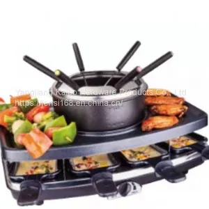 Barbecue Household Electric Oven, Hot Pot, Barbecue One Pot, Household Brushing and Roasting, Multi-function Smokeless Non-stick Electric Baking Pan thumbnail-1