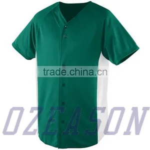 China Cheap Blank Baseball Jerseys,Fashion Plain Baseball Shirts thumbnail-3