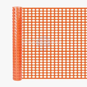 Plastic Orange Warning Fence thumbnail-1