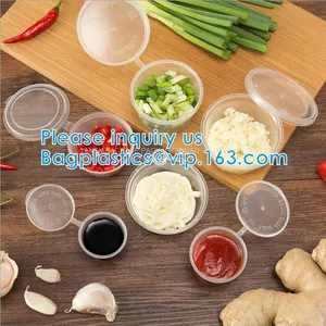 PLA BENTO BOX, SAUCE CUP, FOOD TRAY, BOWL, ALUMINIUM CONTAINER, CULTERY, SUSHI TRAY, DELI BOX thumbnail-1