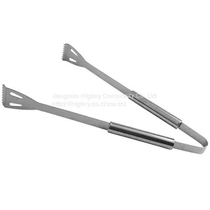 Heat Resistance Stainless Steel Outdoor or Home Use BBQ Food Tongs Grill Tongs thumbnail-1