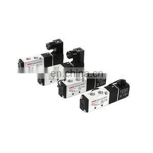 SNS 4V Series Aluminum Alloy Solenoid Valve Air Control 5 Way 12v 24v 110v thumbnail-1