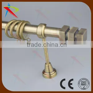Antique Brass Curtain Rod Ends Finials European Style thumbnail-2