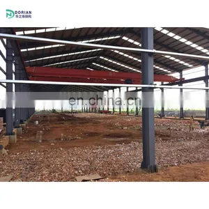 Public Prefab Houses Pre Engineered Steel Buildings Warehouse Storage With Steel Rack thumbnail-2