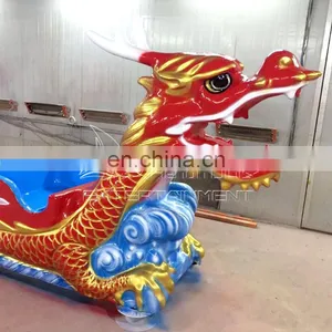 Amusement Rides Sliding Dragon Mini Roller Coaster Family Entertainment Attraction Dragon Roller Coaster for Sale thumbnail-5