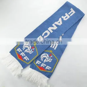 Soccer Fan Scarf, Custom Print Knitted Football Scarf thumbnail-2