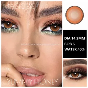 Hallolovely Wholesale Yummy Natural Hidrocor Eye Contact Lens Color thumbnail-3