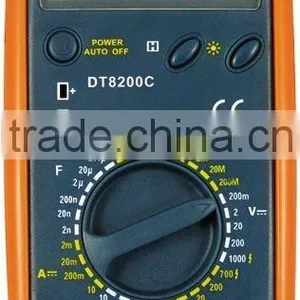 DT8200C 3 1/2 Digital Multimeter With Misplugproof Function thumbnail-1