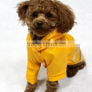 Reflection Light Hat Waterproof Function Pet Raincoat Wholesale Dog Clothes thumbnail-3