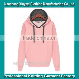 Wholesale Plain Hoodie With Printing Hot Sale in China From Professional Knitting Factory in Nanchang thumbnail-1