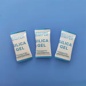 Customized Silica Gel Desiccant Bags 1g Small Packet Desiccant Moisture Absorber Beads thumbnail-1