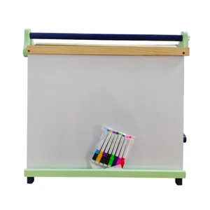 Wooden Magnetic Chalkboard Whiteboard Kids Tabletop Play Easel With Blackboard Chalkboard Drawing Board Children's Wooden Easel thumbnail-2