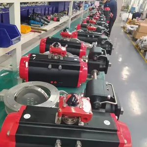 Reliable Pneumatic Double Eccentric Butterfly Valve for Municipal Engineering and Oil Industry, DN50-DN1200 Size Range thumbnail-1