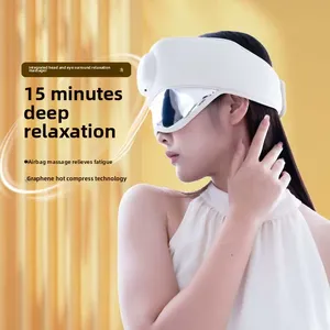 Immersive White Noise Sleep Therapy Head Massager | Heated Air Compression Helmet | OEM Wellness Solutions thumbnail-1