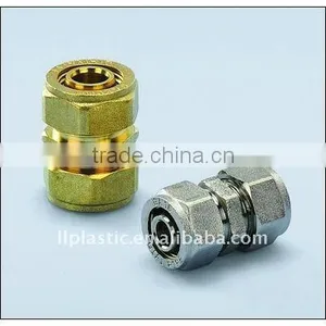 LL-BF-0007 Brass Equal Coupling thumbnail-1