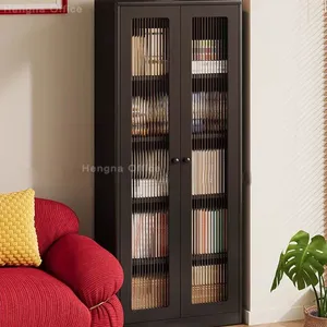 Luxury Commercial Jewelry Display Case Perfume Showcase With Glass Doors for Retail Shop and Hotel Lobby thumbnail-1