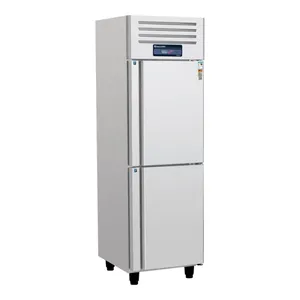 Industrial Glass Door Chiller European Style Upright Double Small Door Chiller or Freezer thumbnail-1