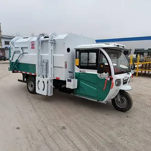 Property Electric Three - Wheeled 7 - Cubic - Meter Self - Loading and Self - Unloading Vehicle, Large - Scale Compressed Garbage Bin - Hanging Vehicle With Simple Operation thumbnail-1