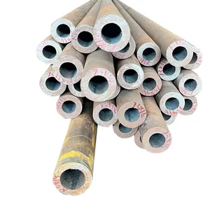 Q235 Q345 ASTM Ms Carbon ERW Black Round Welded Steel Pipes and Tubes for Building thumbnail-1