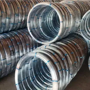 Hot Dip Galvanized Oval Wire Factory Best Quality Gauge8 Gauge10 Gauge16 Galvanized Oval Wire thumbnail-2