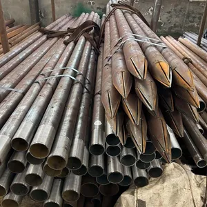 Small Conduit Steel Pipe Grouting for Tunnel Advanced Support Perforated Grouting Steel Pipe for Tunnel Forepoling thumbnail-4