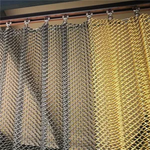 Aluminum Alloy Decorative Wire Mesh for Lightweight Ceiling Systems thumbnail-3
