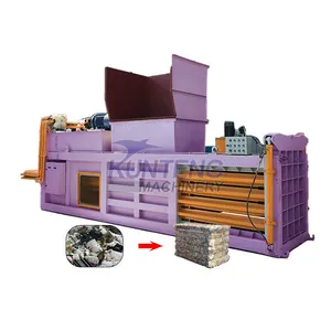 Horizontal Waste Compactor Baler Plastic Waste Agricultural Waste Baling Machine EPC thumbnail-1