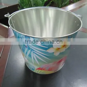 CCBB-T201 5L Tin Candy Bucket Ice Cooler Ice Pail, Beer Bucket thumbnail-1