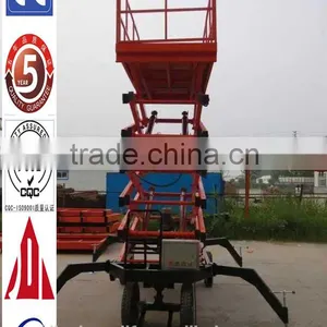 1.35~18m, 0.3 Ton Double Scissor Lift Table /mini Scissor Lift Table /electric Motorcycle Lift Table thumbnail-5