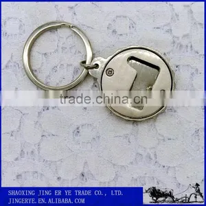 Promotional Custom Made Zinc Alloy Metal Bottle Opener Keychain thumbnail-2