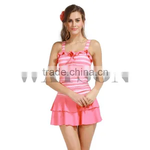 Ladies Swimming Dress Printing 7353 thumbnail-1