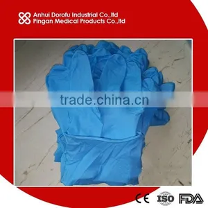 POWDER NITRILE EXAM GLOVE/MEDICAL NITRILE EXAM GLOVE CE ISO FDA thumbnail-1