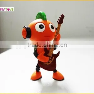 Lovely Small Plastic 3D Music Toy Figure thumbnail-1