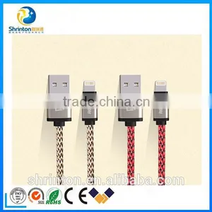 Wholesale 1M Nylon Braided Micro Usb Data Cable thumbnail-3