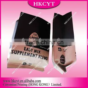 Custom Print Logo Zipper Plastic Paper Bag thumbnail-2