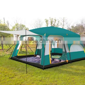 Tents Camping Family 2 Rooms Big Living Best Large Luxury Family Camping Tent Quality Choice thumbnail-2