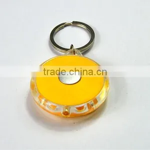 Cheap Round Shaped LED Torch Light Key Chain Worldwide Shipping Wholesaler thumbnail-4