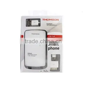 **SPEICAL OFFER** TH-TDP33003 Power Bank , 3000mAh Capacity, LED Indicator, Charging Cable With Micro/Iphone Plug thumbnail-1