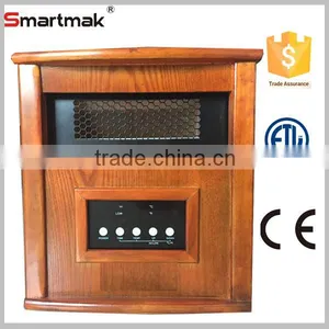 Smartmak Wood CE ETL 1500W Electrical Room Infrared Heaters thumbnail-1
