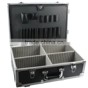 High Grade Aluminum Build-in Draw Bar Shock Resistance Tool Box With Code Lock thumbnail-3