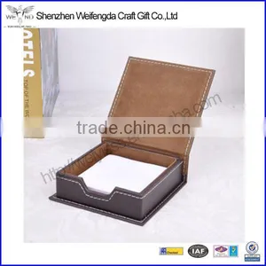 High Quality Custom Handmade Leather Memo Pad Box thumbnail-1