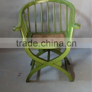 Chinese Antique Reproduction Dining Arm Chair thumbnail-1