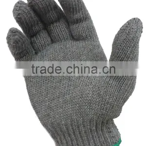208H GREY 600 GRAMS 7 KNITTING COTTON SAFETY WORKING GLOVE thumbnail-1