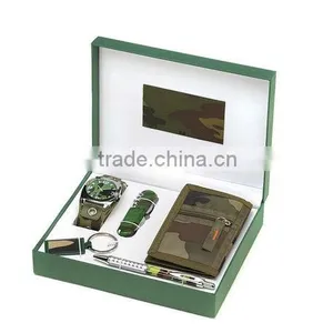 Military-style Men's Gift Set Watch Set thumbnail-1