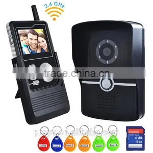 IP55 Waterproof Design 12 Ringtones Camera Intercom Doorbell Video Doorphone With ID Cards thumbnail-2