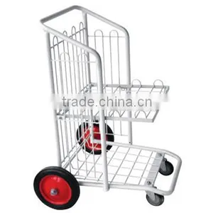 China Manufacturer Heavy Duty Metal Warehouse Trolley thumbnail-2