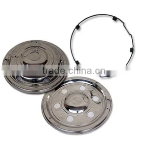 17.5''Stainless Steel Wheel Hubcaps Cover,wheel Trim thumbnail-1